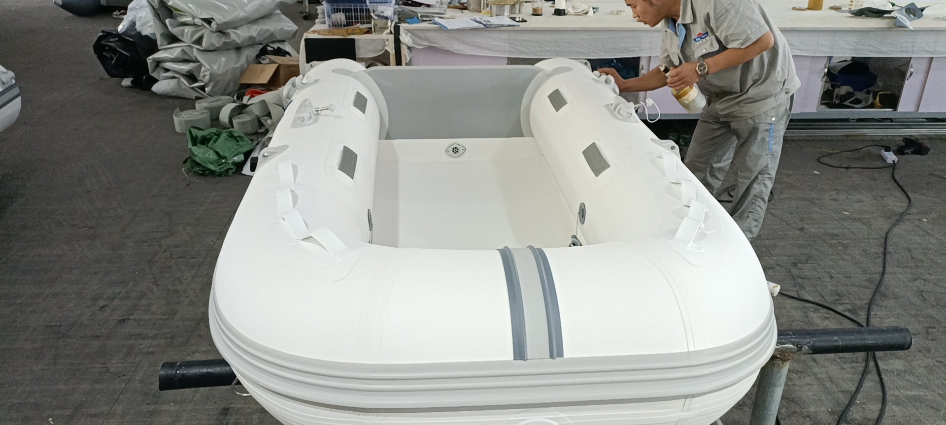 Nautilus Inflatables RU240 Roll Up (slat floor) inflatable boat.