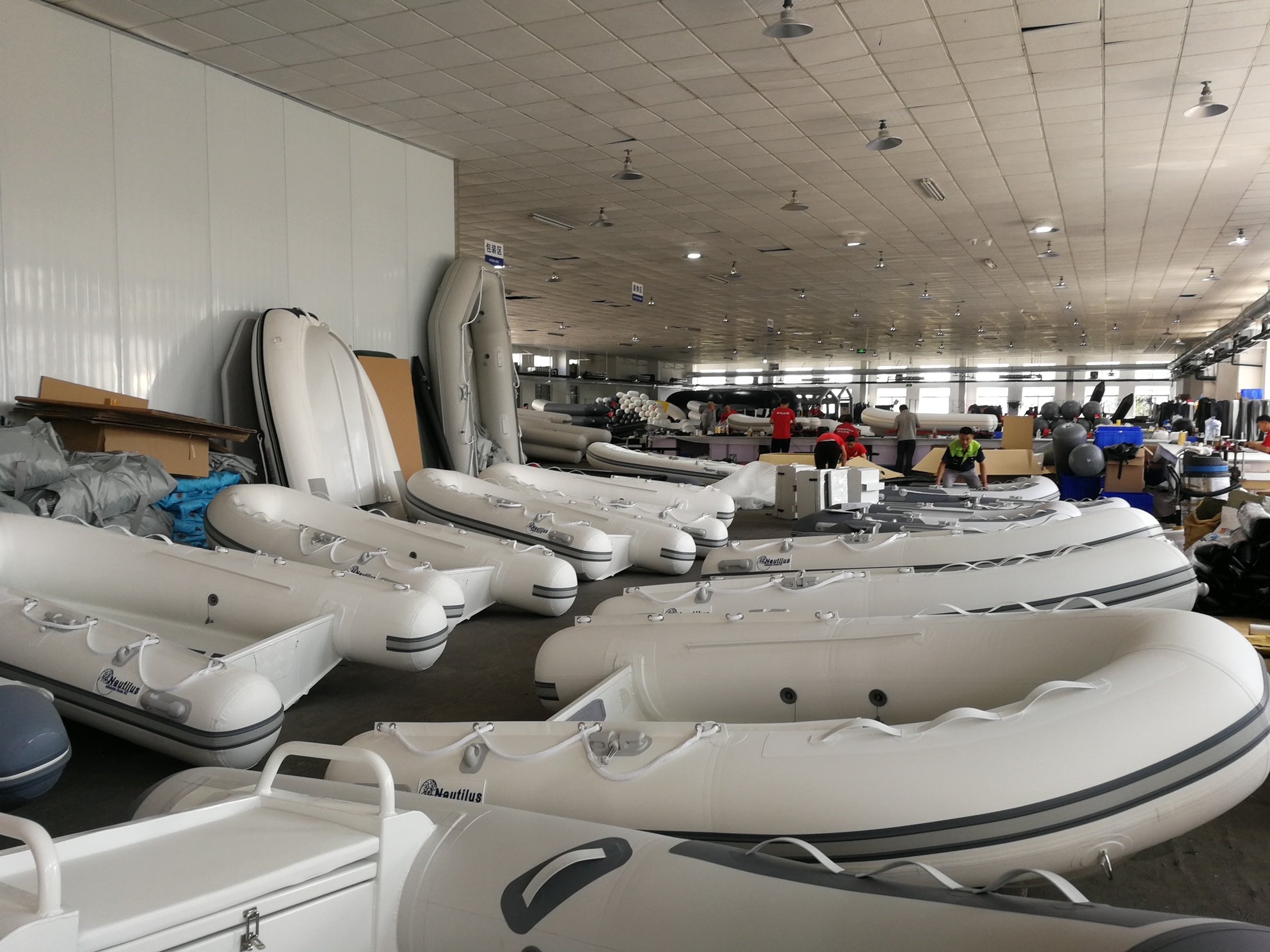 Nautilus Inflatables RIB 350ALA alloy hull.